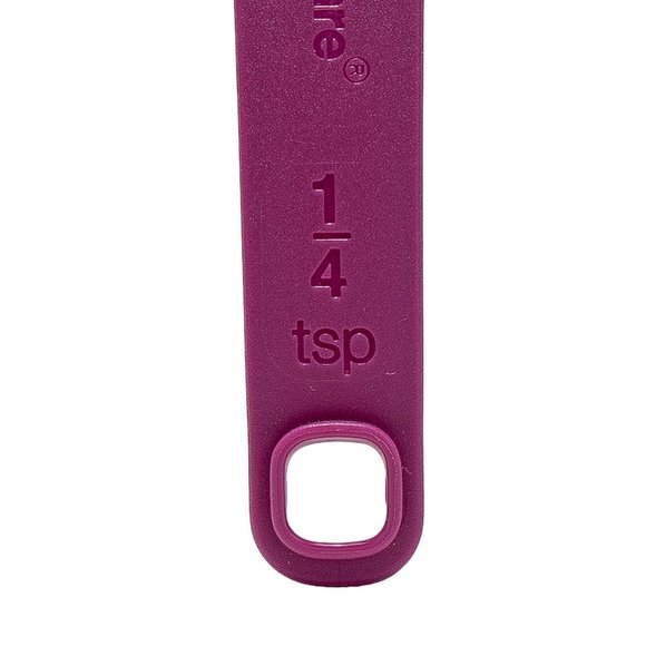 Tupperware 1/4 TSP Nesting Measuring Spoon Purple 7932A-1 Replacement Part - Picture 2 of 3